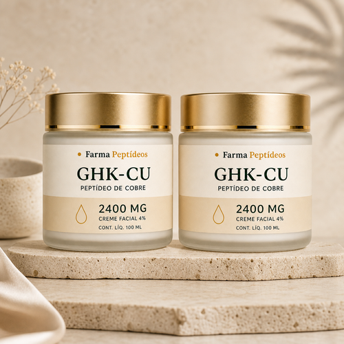 Creme com GHK-Cu - Farma Peptídeos
