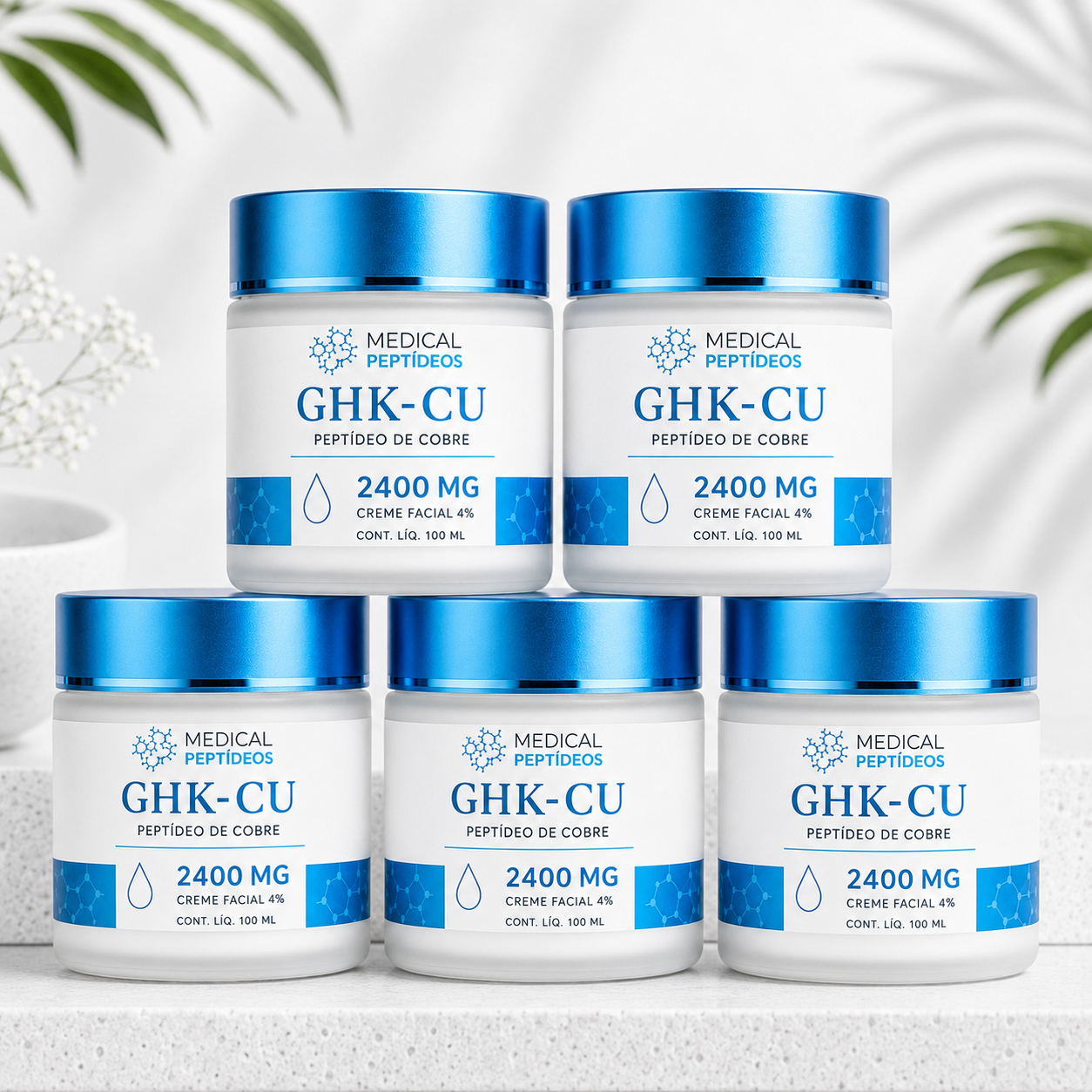 Creme GHK-Cu 4%- Medical Peptídeos