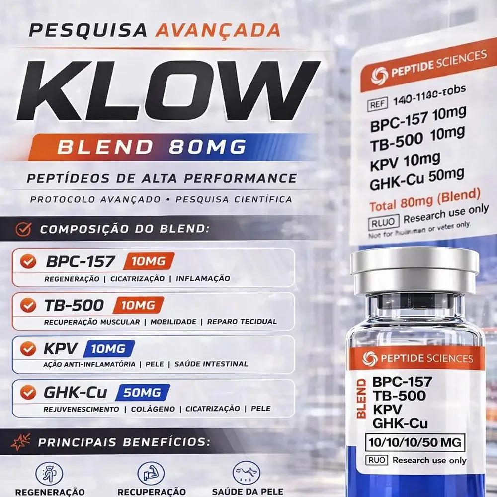BPC-157, TB-500, KPV, GHK-Cu 80mg (Klow Blend) - Peptide Sciences