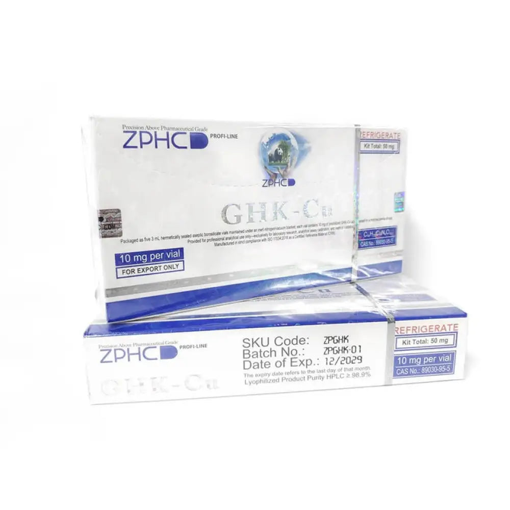 GHK-Cu 50mg (Kit com 5 vials de 10 mg cada) - ZPHC