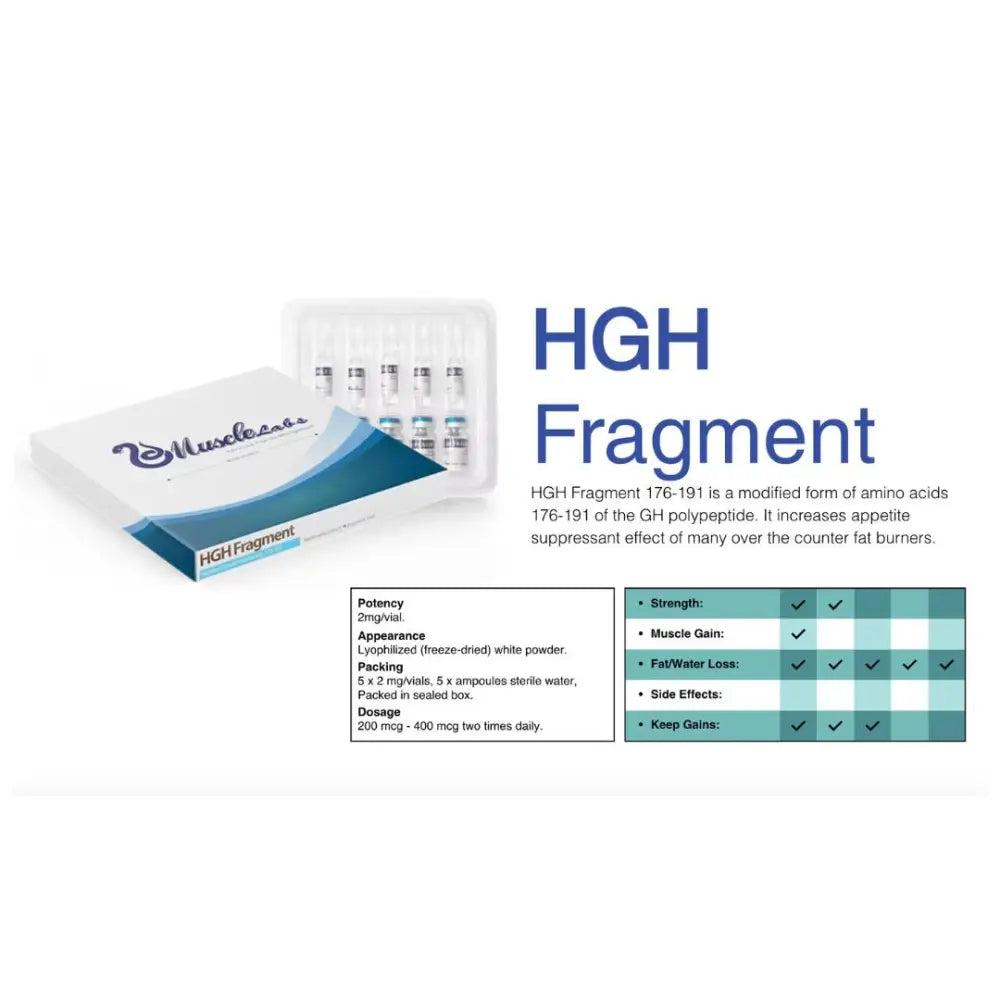 hGH fragment 2mg x 5 vial - MuscleLabs