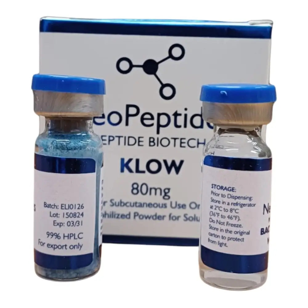 Klow 80mg Blend com Água Bacteriostática - NeoPeptides