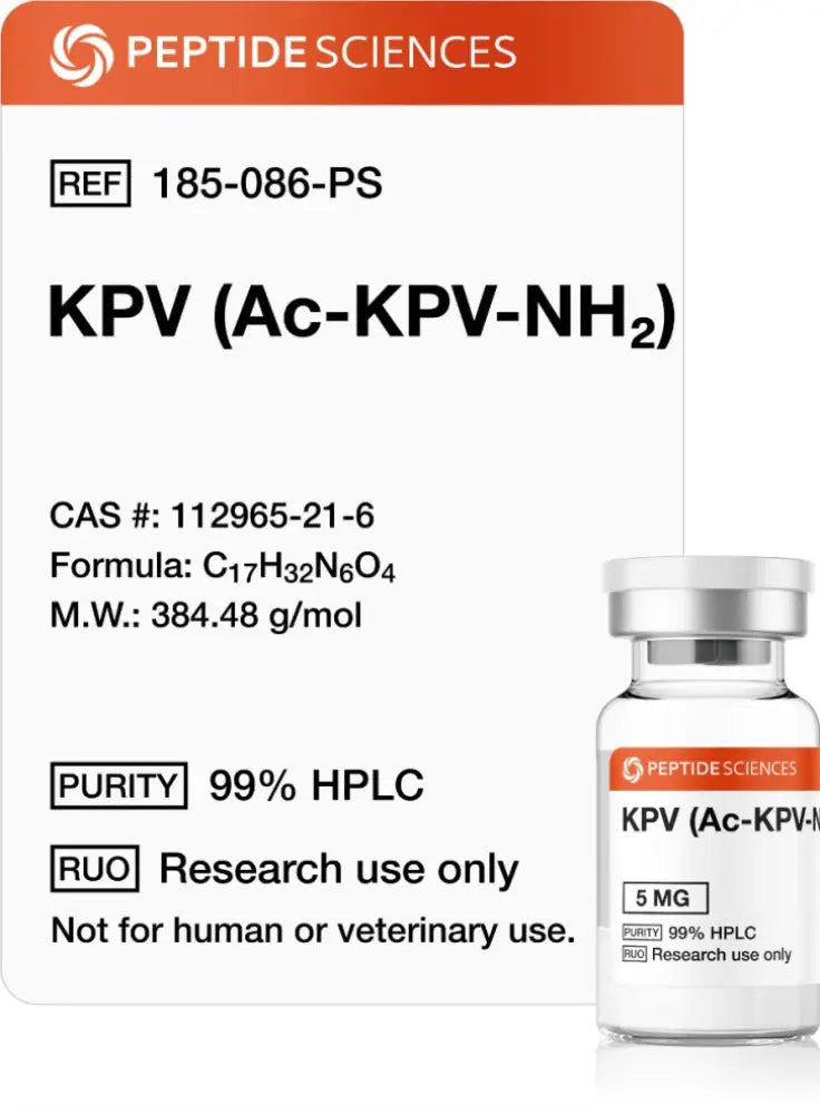 KPV (Ac-KPV-NH2) 5 mg - Peptide Sciences