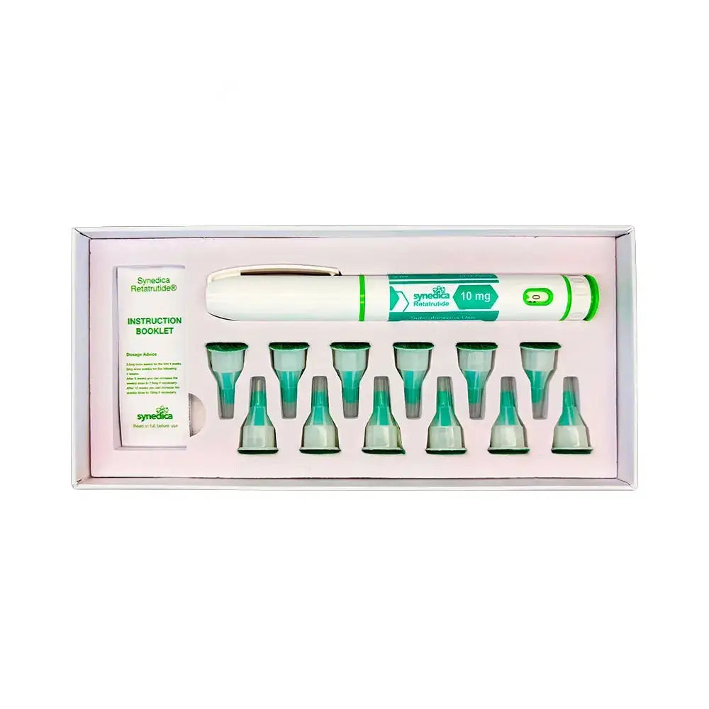 Retatrutide 40mg - Caneta Injetável GLP-1, GIP e Glucagon - Synedica