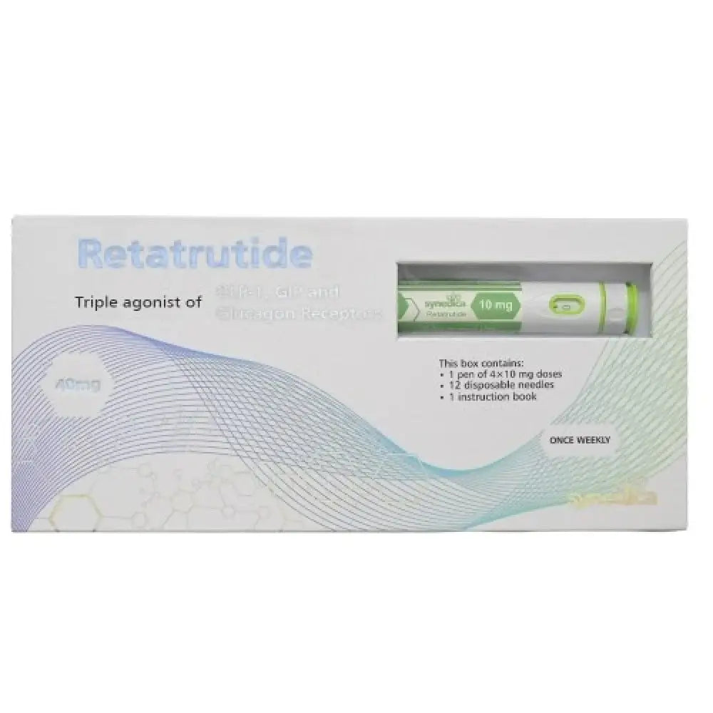 Retatrutide 40mg - Caneta Injetável GLP-1, GIP e Glucagon - Synedica