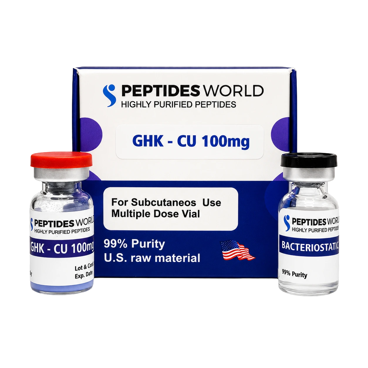 GHK-CU 100mg Peptides World